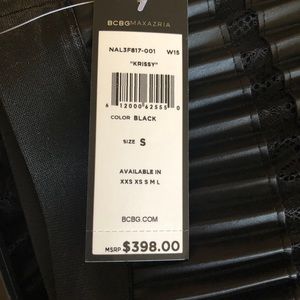 Leather and lace skirt